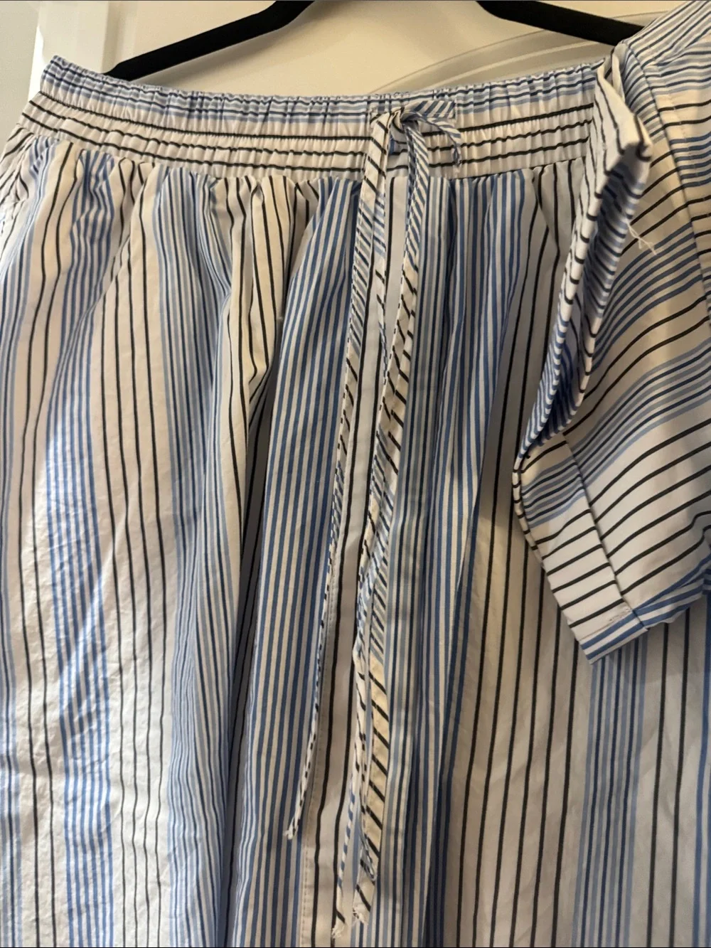 Blue and White Striped A-Line Skirt - Classic Summer Style and matching top - Picture 5 of 6